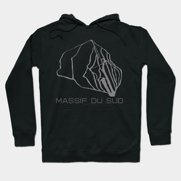 Massif de Sud Resort 3D Hoodie by Mapsynergy